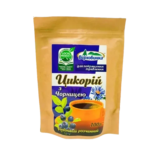 Цикорій з чорницею